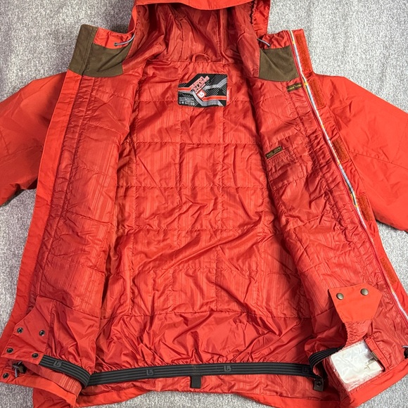 Burton Burnt Orange Dry Ride Ski Snowboard Zip Up Jacket Men’s XL - Picture 5 of 13